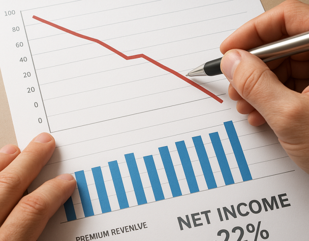 Progressive Reports August 2026 Results: Net Income Down 22% as Premium Revenue Climbs