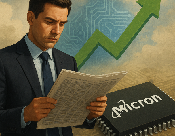 Micron Gains on AI Memory Cycle Optimism Amid Modest Sector Bounce