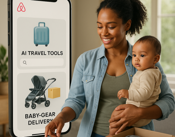 Airbnb Unveils AI Travel Tools and Baby-Gear Delivery in a Bid to Broaden Services