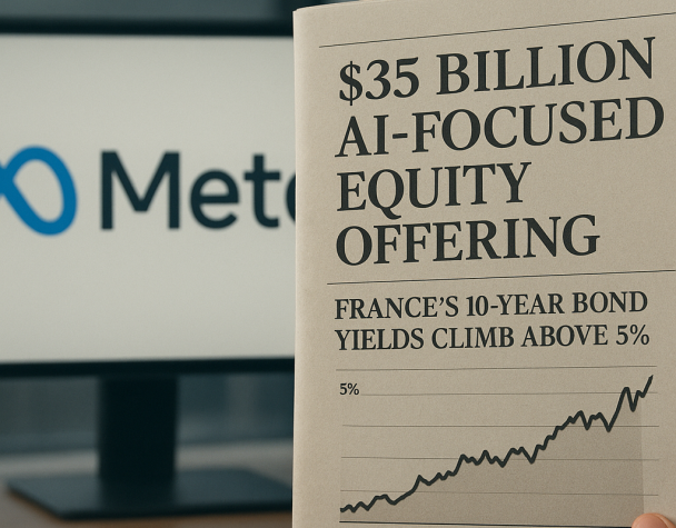 Meta Launches $35 Billion AI-Focused Equity Offering as France’s 10‑Year Bond Yields Climb Above 5%
